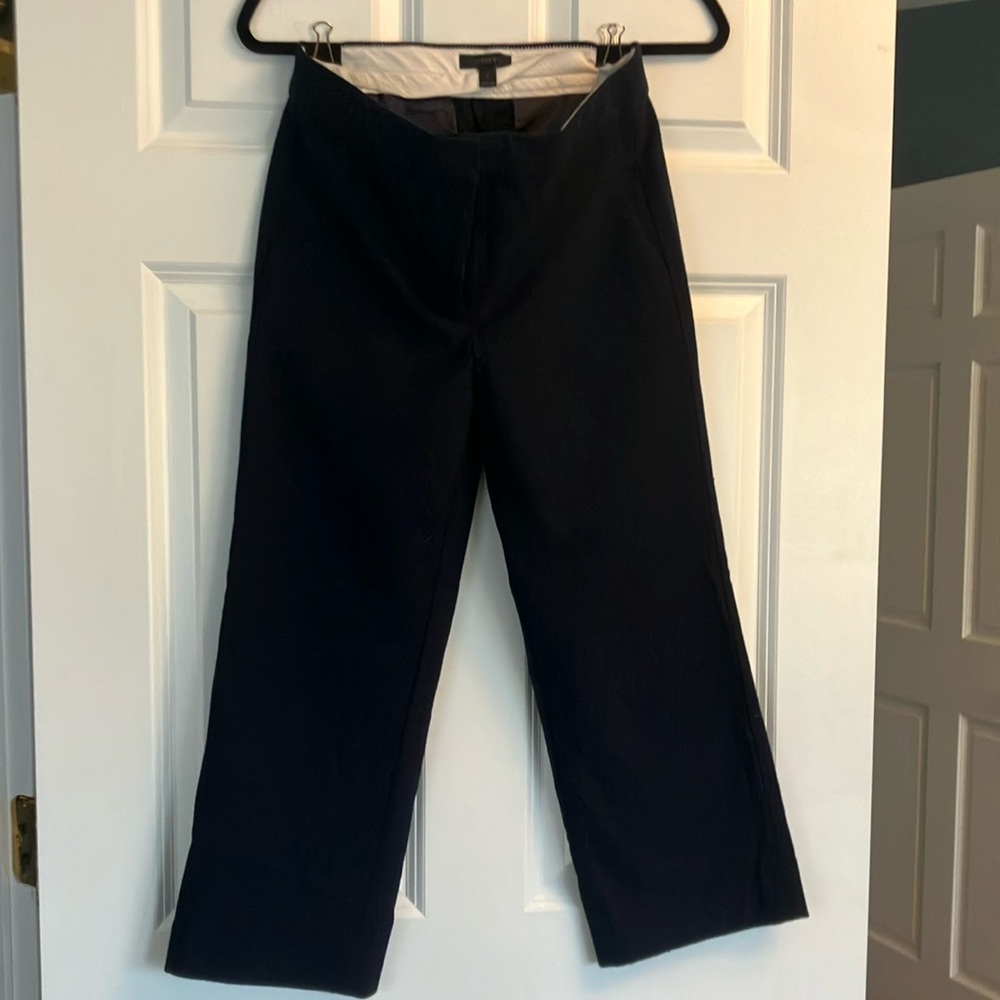 J.Crew Navy Wool Patio Pant